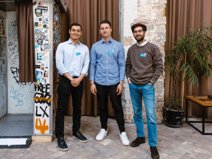 Das Gründerteam von Selectic: Nicolas Tozzoli, Marcel Michalik und Antonio Panta (v.l.) (Foto: Anna Schone)